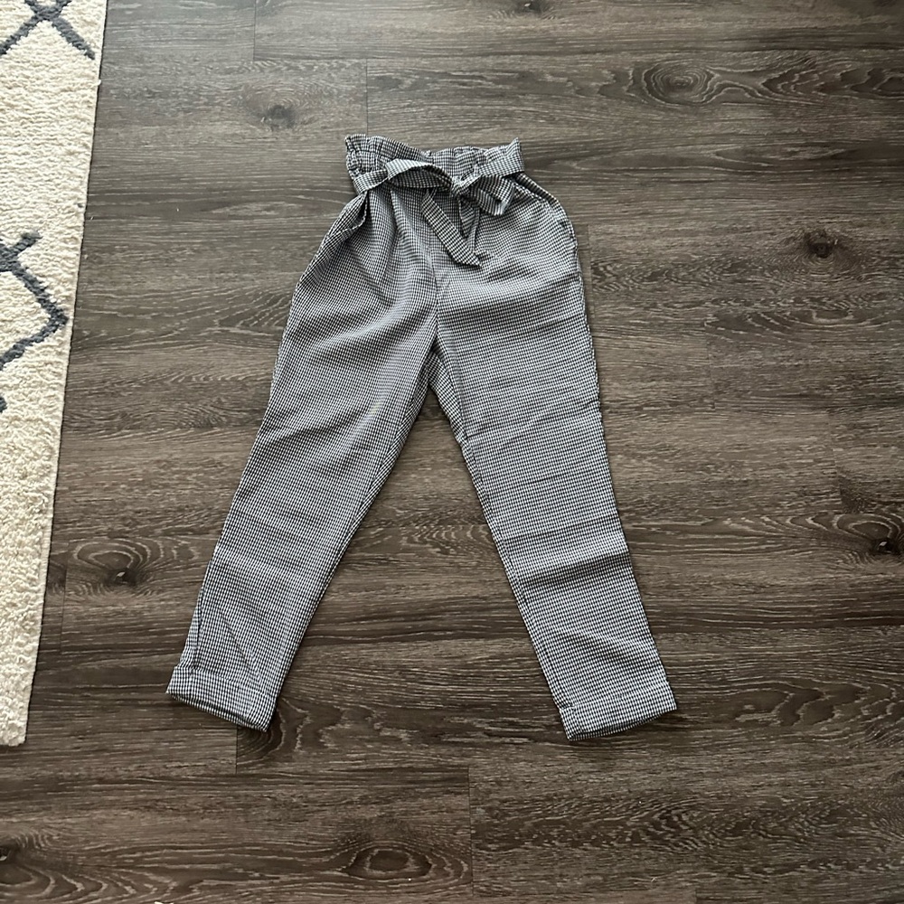 Plaid work trousers